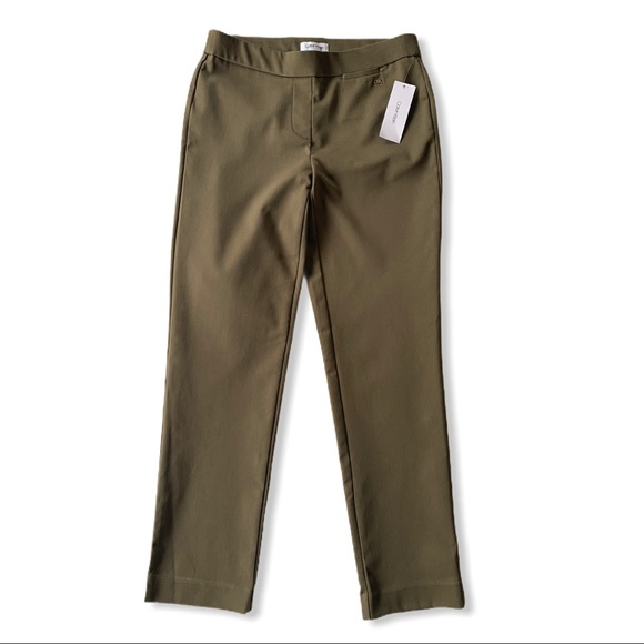 Calvin Klein Pants - Calvin Klein Caper Color Pullon Legging Pant Small